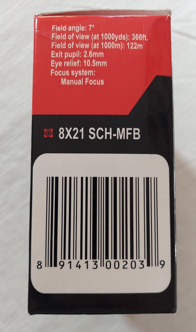 SCH 8X21 MF Compact optic Best Price Binoculars Binocular, good for Bird Watching/Wildlife/Travel and All Outdoors Activities - SNYPEX
