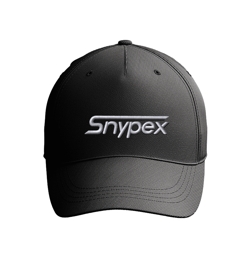 Snypex Optics Black Hats New Brushed Twill one Size Fits